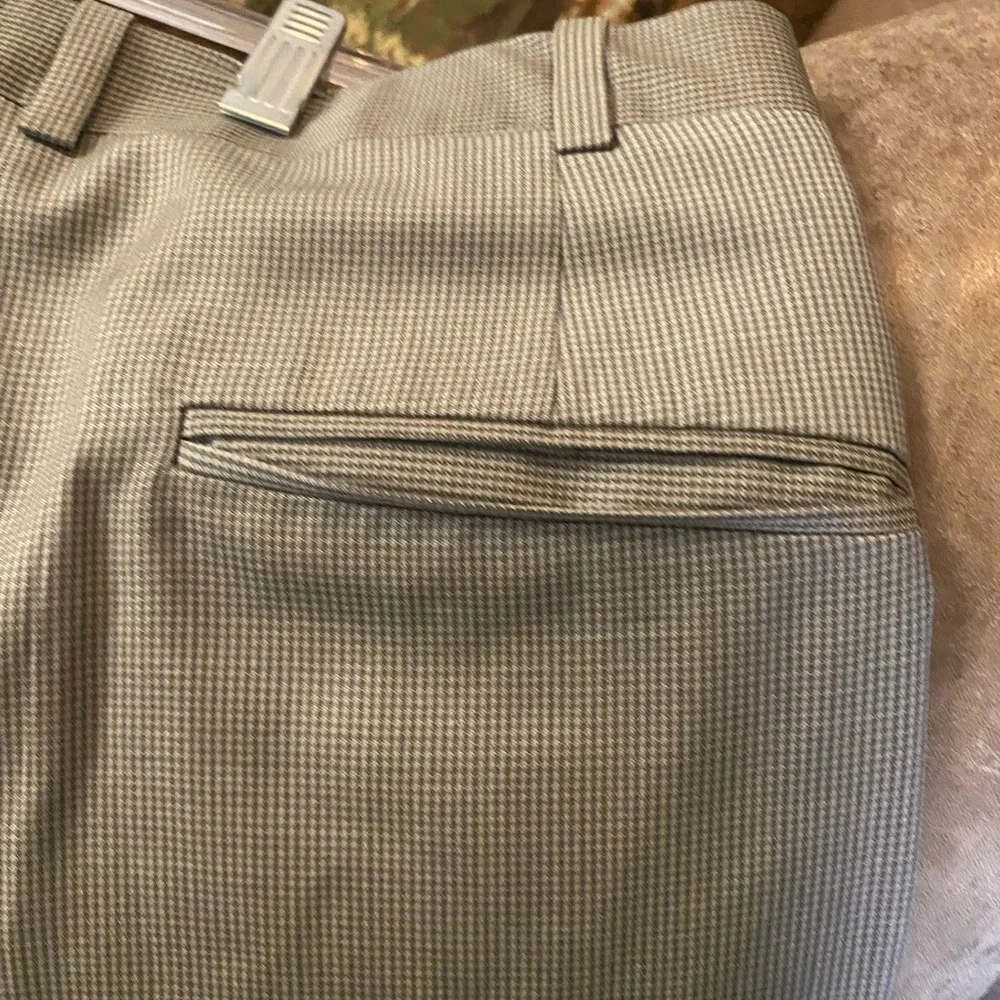 JB Britches for Nordstrom Men's Dress Pants Size 38 Virgin Wool BROWN Str. Leg